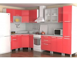 Кухня Коралл лакированный