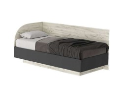 Кровать-софа КРС-900 Соната Дуб Крафт белый - Антрацит