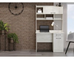 Письменно-компьютерный стол ПКС-2 Дуб Крафт белый