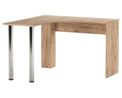 Стол письменный угловой Гретта Дуб Крафт золотой