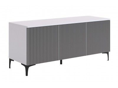 Тумба Зефир 115.01 белое дерево/серый (эмаль)