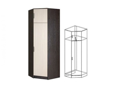 Прихожая Машенька - Шкаф угловой Прихожая Машенька - Шкаф угловой