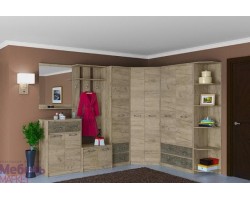 Прихожая модульная Дакота компоновка 2