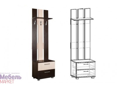 Прихожая Токио - Вешалка малая Прихожая Токио - Вешалка малая