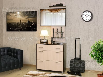 Прихожая Браво тумба с зеркалом Прихожая Браво тумба с зеркалом