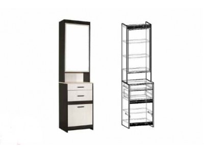 Прихожая Логика тумба с зеркалом Прихожая Логика тумба с зеркалом