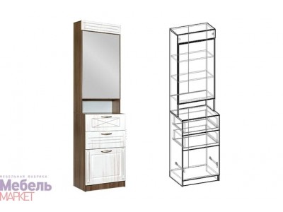 Прихожая Сабрина - Тумба с зеркалом Прихожая Сабрина - Тумба с зеркалом