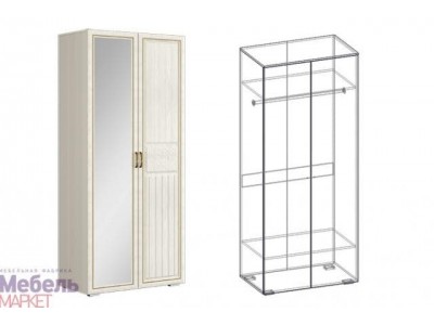 Коллекция Виктория (прихожая) Шкаф 2х створчатый правый (440) Коллекция Виктория (прихожая) Шкаф 2х створчатый правый (440)
