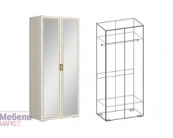 Коллекция Виктория (прихожая) Шкаф 2х створчатый с зеркалом (440)