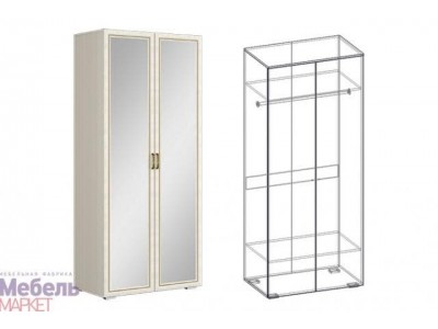 Коллекция Виктория (прихожая) Шкаф 2х створчатый с зеркалом (440) Коллекция Виктория (прихожая) Шкаф 2х створчатый с зеркалом (440)
