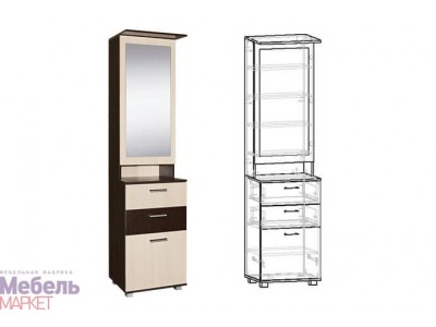 Прихожая Токио - Тумба с зеркалом Прихожая Токио - Тумба с зеркалом