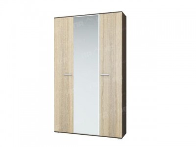 Прихожая Италия Шкаф трёхстворчатый с зеркалом ШК-1300 Прихожая Италия Шкаф трёхстворчатый с зеркалом ШК-1300