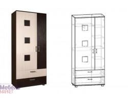 Прихожая Токио - Шкаф 2-х створчатый