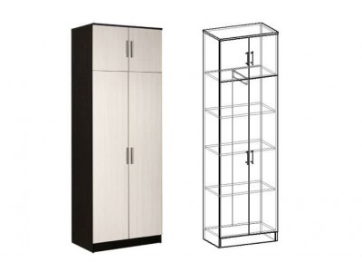 Прихожая Машенька - Шкаф 2-х створчатый комбинированный Прихожая Машенька - Шкаф 2-х створчатый комбинированный