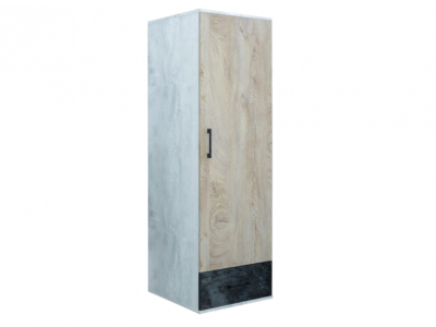 Шкаф Клио бетон светлый/дуб эндгрейд/цемент темный
