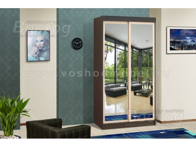 Шкаф Купе Базис КБ2/58/2з