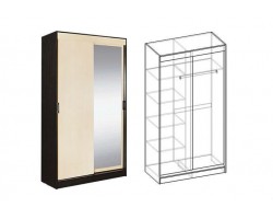 Светлана Шкаф-купе 2-х створчатый с 1 зеркалом