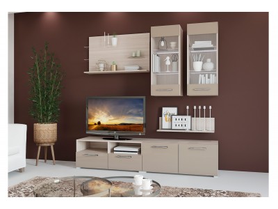 Гостиная Ненси 3 Какао глянец