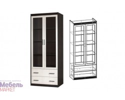 Стенка Амадеус - Шкаф 2-х створчатый с ящиками