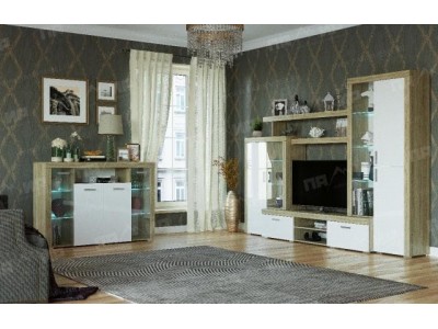 Гостиная Орландо с комодом-витриной Орландо