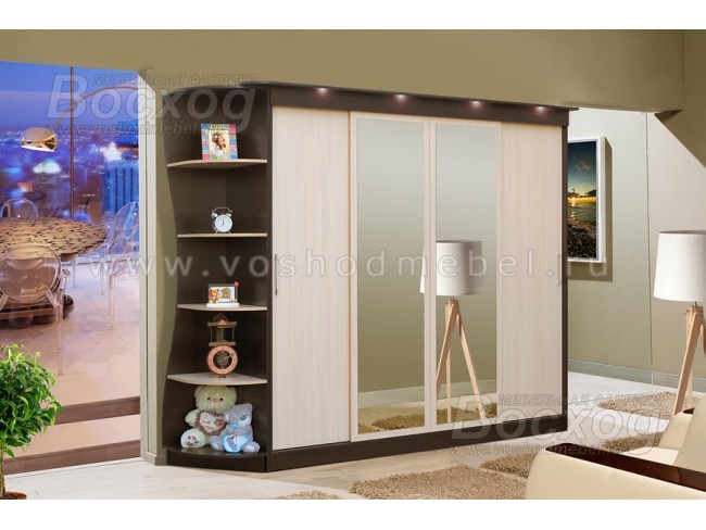 Шкаф Купе Базис КБ4/58/2з