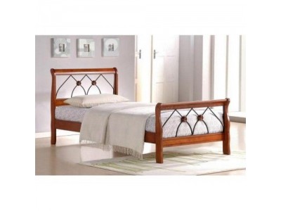 Кровать Lika односпальная 90х200 [тёмная вишня]