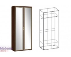 Коллекция Виктория (спальня) Шкаф 2х створчатый с зеркалом НОВЫЙ (540)