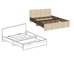 Светлана Кровать односпальная прямая спинка 900мм
