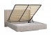 Кровать с подъемным механизмом Диор 160х200 см кашемир суфле (велюр) Кровать с подъемным механизмом Диор 160х200 см кашемир суфле (велюр)