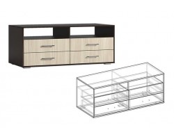 Берта 1 спальня Тумба для ТВ