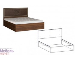 Коллекция Виктория (спальня) Кровать 1200 ИЗГОЛОВЬЕ МДФ.