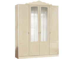 Шкаф четырехдверный Корона