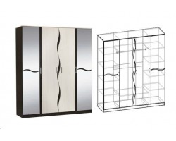 Гардония спальня Шкаф 4-х створчатый