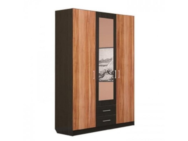 Шкаф 3-дверный Токио (слива валлис)