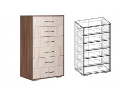 Берта 1 спальня Комод высокий