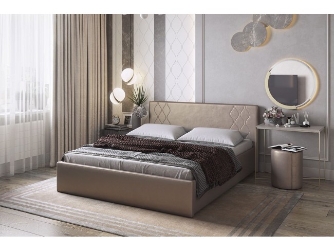 Кровать 1,6 Моника экокожа