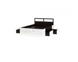 Кровать 1,4 с ящиками Беатрис венге