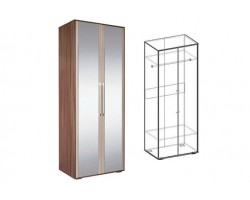 Берта 1 спальня Шкаф 2х створчатый с зеркалом