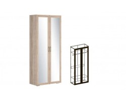 Шкаф двухстворчатый зеркальный 440 Бруно