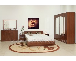 Светлана ЛДСП Шкаф 4-дверный с ящиками СВ-42