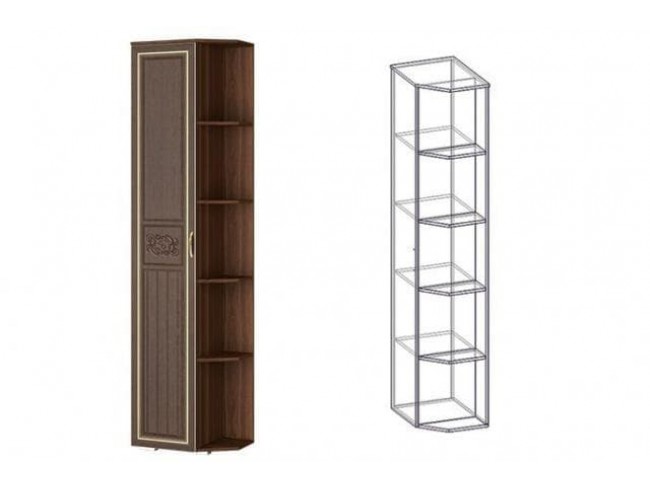 Коллекция Виктория (спальня) Шкаф-стеллаж левый (540)