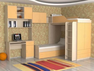 Детская двухъярусная кровать Дуэт-10