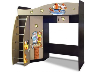 Детская кровать "Алёшка" с фотопечатью