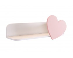 Полка навесная Сердечко