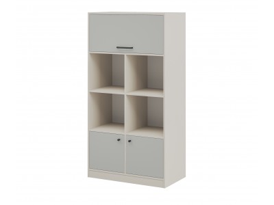 Шкаф комбинированный Мальма Жемчуг МН-135-40-C1