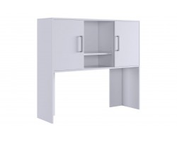 Надстройка стола компьютерного 1200 Лайт-2 белый/белый