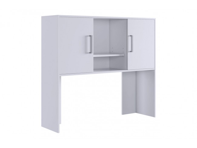 Надстройка стола компьютерного 1200 Лайт-2 белый/белый