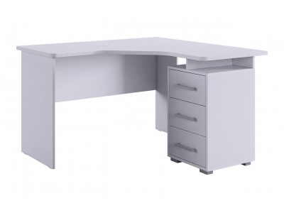 Компьютерный угловой стол Лайт-2 белый