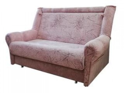 Малогабаритный диван-кровать Белла Флок розовый