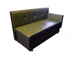 Прямой диван – еврокнижка с одним подлокотником Триада